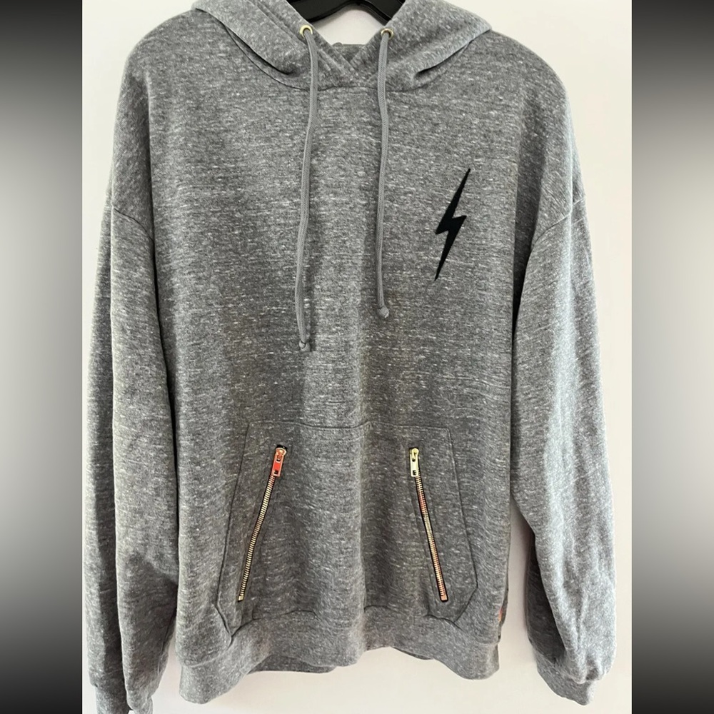 Aviator Nation Lightning Bolt Sweatshirt - Grey